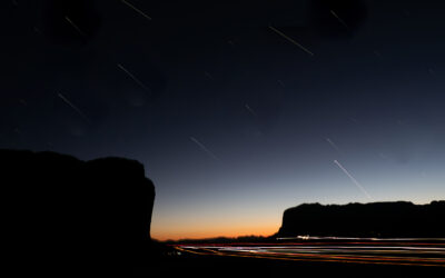Noc na pustyni Wadi Rum